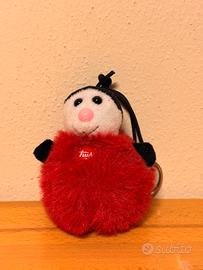 Portachiavi peluche coccinella Trudi rosso