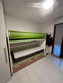 Letto a castello, marca Moretti Compact