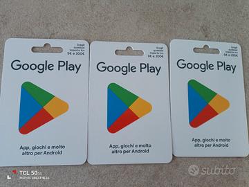 carta servì GOOGLE PLAY