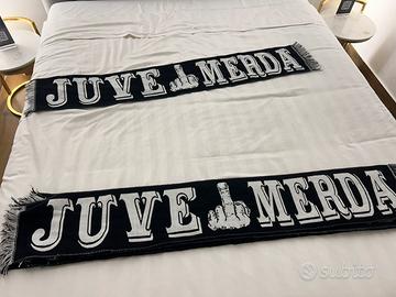 Sciarpa calcio anti juve tifoso ultras juventus
