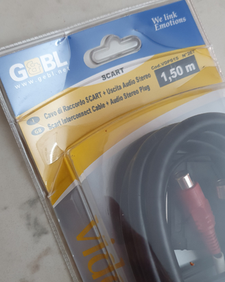 Cavo di raccordo Scart + uscita audio stereo