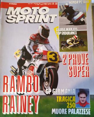Rivista MOTOSPRINT numero 22 anno 1989