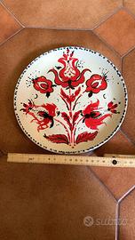 Piatto ceramica decorativo