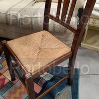 Codice: 8825 SET N.4 SEDIE STILE ARTE POVERA CON