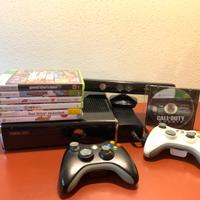 XBOX 360- Kinect- 2 controller- 7 giochi