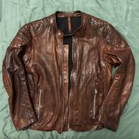 Giacca pelle Testa di Moro Uomo tg. 48