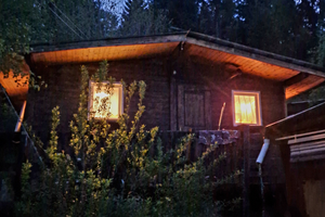 Roulotte stanziale a crodo