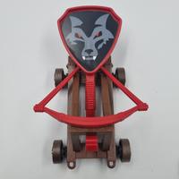 Cavalieri del Lupo - Catapulta e Cavaliere 