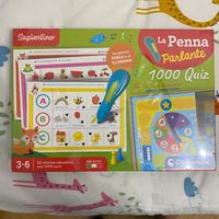LA PENNA PARLANTE 1000 QUIZ -SAPIENTINO CLEMENTONI