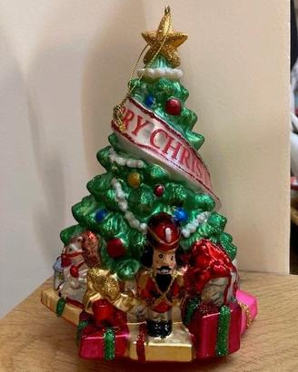 Addobbo albero di Natale in vetro soffiato