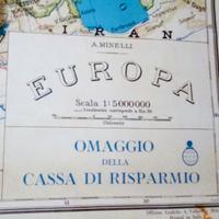 Carta geografica Europa