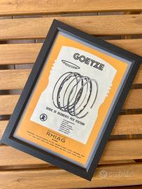 Pubblicità vintage anni 60 - Goetze