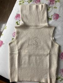 Dolce vita  Luisa Spagnoli in angora, Panna