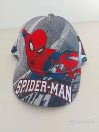 Cappello con visiera Spiderman NUOVO