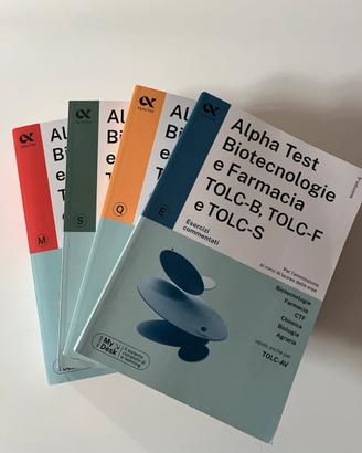 Kit Alpha Test TOLC-B, TOLC-F, TOLC-S, TOLC-AV