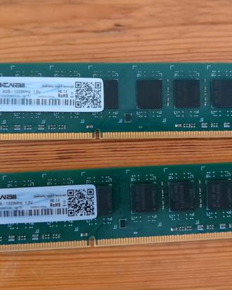 Kit RAM DDR3 16GB (2x8GB) 1333MHz CL9