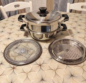 Set pentole Imco+accessori acciaio 18/10 vintage