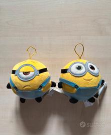 Peluche minions set 2 pezzi super morbidi