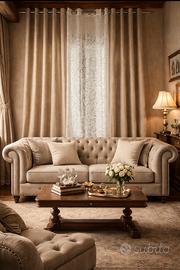 tendaggio completo di 3 Tende come foto