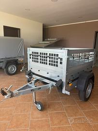 Rimorchio trasporto cose 750KG - Pronta consegna