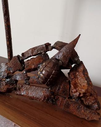 scultura capello alpino