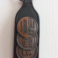 portachiavi vintage levi's in pelle