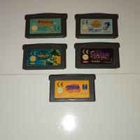 5 giochi Nintendo Game boy Advance 
