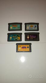 5 giochi Nintendo Game boy Advance 