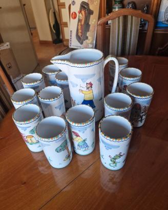 SET CARAFFA CON BICCHIERI