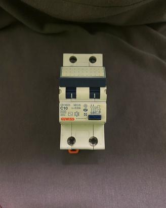 Differenziale Magnetotermico Gewiss C10