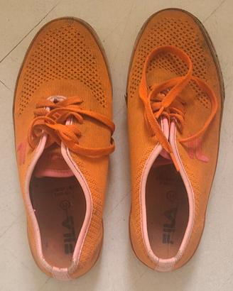Sneakers vintage FILA Arancione - Numero 41