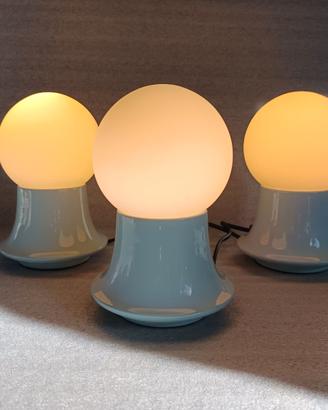 Lotto 3  Lampade Vintage Space Age Design