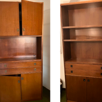 2 mobili libreria simmetrici