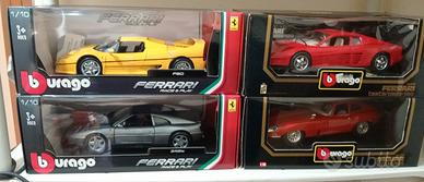 Modellini 1/18 BURAGO Ferrari- Jaguar