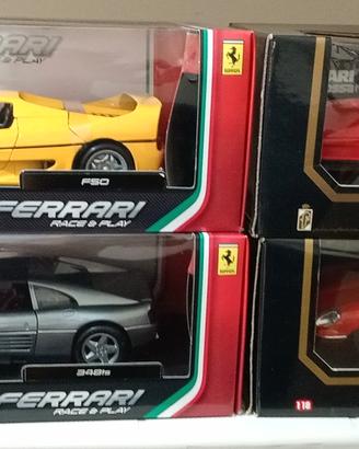 Modellini 1/18 BURAGO Ferrari- Jaguar