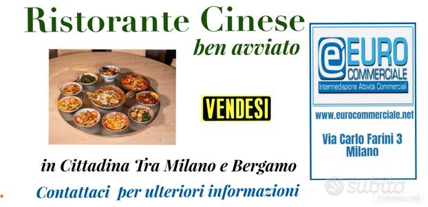 113/25 RISTORANTE CIBNESE tra Milano e Bergamo