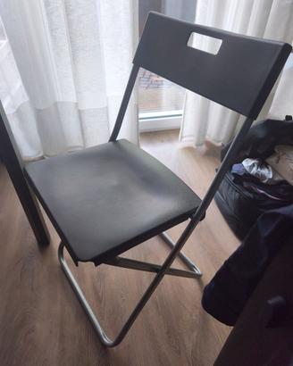 2X Sedia pieguevole