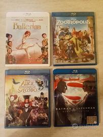 set di n. 4 Blue ray