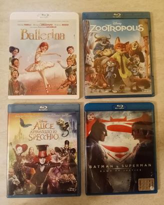 set di n. 4 Blue ray