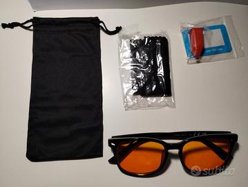 Occhiali filtro luce blu