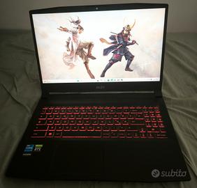 LAPTOP DA GAMING MSI katana gf66 12 ue 844-it  