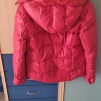 Giacca in piume d oca taglia L colore rosso.