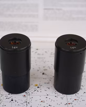 coppia di oculari di produzione russa LOMO 14x