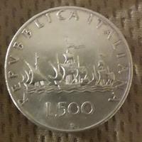 numismatica lire 500 argento 