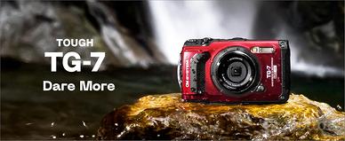 OM SYSTEM Tough TG-7 rosso, 12MP, impermeabile