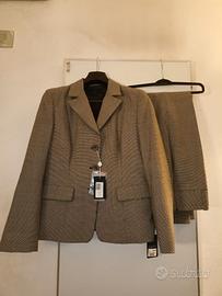 Tailleur completo nuovo donna beige tgL