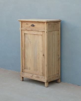 Credenza rustica in abete ad un’anta, fine '800