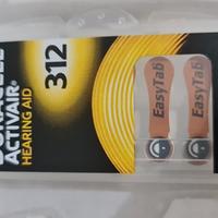 pile Duracell Activair Hearing Aid Batteries 312