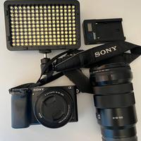 Sony a6000 kit 16-50 OSS + sony 18-105 + faretto