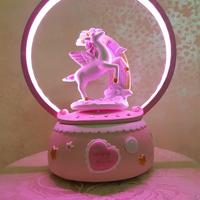 lampada decorativa unicorno Bluetooth USB